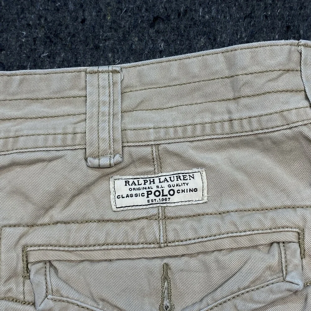 Polo Ralph Lauren Men's Sz 42‎ Casual Outdoor Classic Cargo Beige Chino Shorts